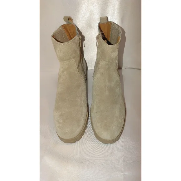 Lucky Brand Hazyl Fossilized Suede Boots Size 8M NWOT - Picture 5 of 9